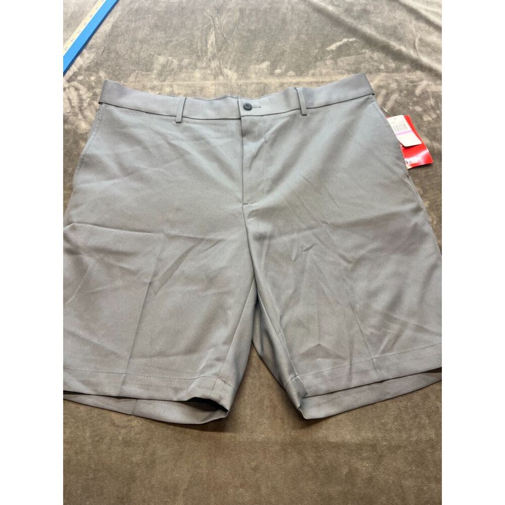 NWT PGA‎ Tour Men's Size 38 Active Waistband Golf Grey Shorts Pockets